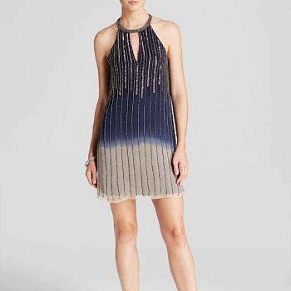 Parker Dress - Sansa Ombre Silk XS